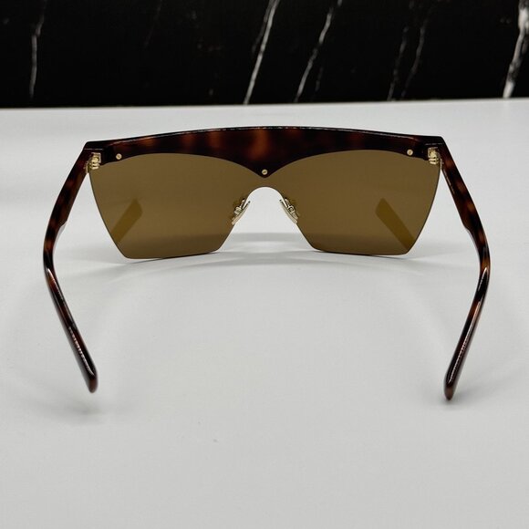 NEW SAINT LAURENT SUNGLASSES HAVANA WOMEN EYEWEAR SAINT LAURENT SL614 MASK 002 main image 9